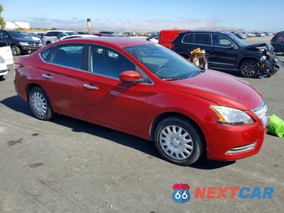Czwarte zdjęcie samochodu z boku: 2014 NISSAN SENTRA S VIN:3N1AB7AP0EL625630 - miniatura