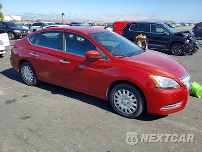 Czwarte zdjęcie samochodu z boku: 2014 NISSAN SENTRA S VIN:3N1AB7AP0EL625630 - miniatura