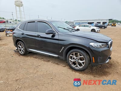 Czwarte zdjęcie samochodu z boku: 2024 BMW X3 XDRIVE30I VIN:WBX57DP08RN277030 - miniatura
