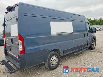 Trzecie zdjęcie samochodu z tyłu: 2020 RAM PROMASTER 3500 DELIVERY VAN VIN:3C6URVJG7LE108084 - miniatura