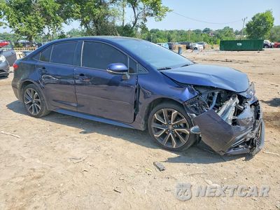 Czwarte zdjęcie samochodu z boku: 2022 TOYOTA COROLLA SE VIN:5YFS4MCE1NP115070 - miniatura