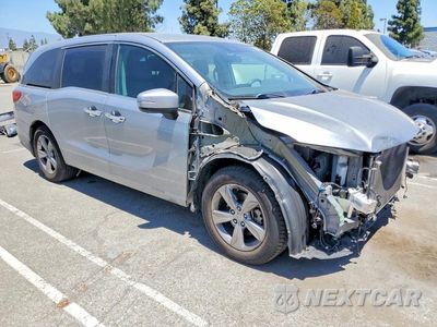 Czwarte zdjęcie samochodu z boku: 2019 HONDA ODYSSEY EX VIN:5FNRL6H58KB110736 - miniatura