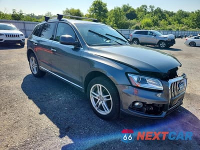 Czwarte zdjęcie samochodu z boku: 2017 AUDI Q5 PREMIUM VIN:WA1C2AFP0HA072771 - miniatura
