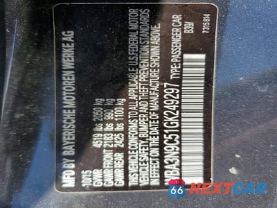 Zdjęcie 12 z 12 samochodu: 2016 BMW 428 XI VIN:WBA3N9C51GK249297 - miniatura