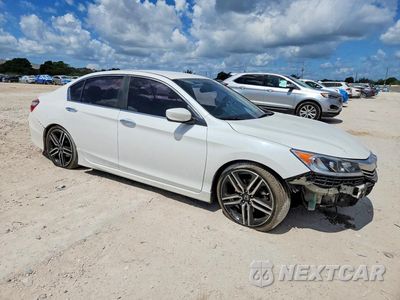 Czwarte zdjęcie samochodu z boku: 2016 HONDA ACCORD SPORT VIN:1HGCR2F58GA221787 - miniatura