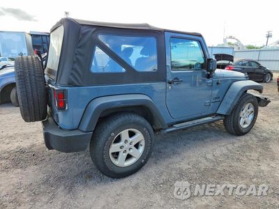 Trzecie zdjęcie samochodu z tyłu: 2015 JEEP WRANGLER SPORT VIN:1C4AJWAG3FL658757 - miniatura
