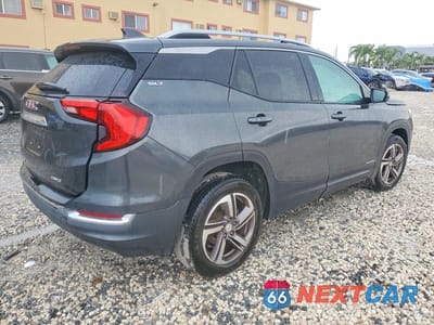 Trzecie zdjęcie samochodu z tyłu: 2020 GMC TERRAIN SLT VIN:3GKALVEV6LL107692 - miniatura