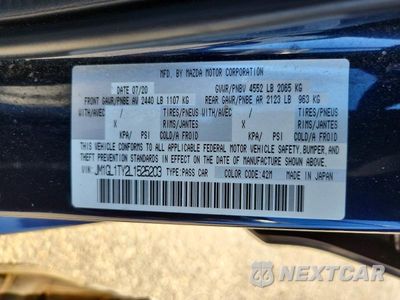 Zdjęcie 13 z 13 samochodu: 2020 MAZDA 6 GRAND TOURING VIN:JM1GL1TY2L1525203 - miniatura