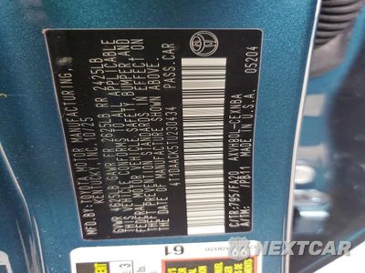 Zdjęcie 12 z 12 samochodu: 2026 TOYOTA CAMRY LE VIN:4T1DAACK5TU230434 - miniatura