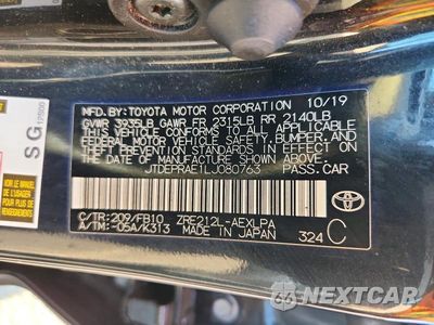 Zdjęcie 12 z 12 samochodu: 2020 TOYOTA COROLLA LE VIN:JTDEPRAE1LJ080763 - miniatura