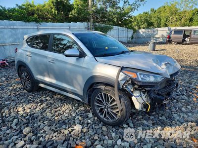Czwarte zdjęcie samochodu z boku: 2019 HYUNDAI TUCSON SEL VIN:KM8J3CAL9KU944201 - miniatura