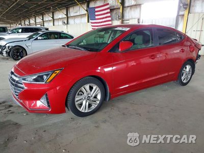 2019 HYUNDAI ELANTRA SEL 5NPD84LF3KH472782 - główne zdjęcie licytacji z USA - miniatura