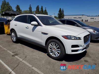 Czwarte zdjęcie samochodu z boku: 2019 JAGUAR F-PACE PRESTIGE VIN:SADCK2FX0KA398741 - miniatura