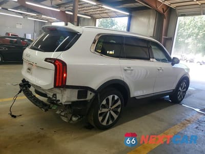 Trzecie zdjęcie samochodu z tyłu: 2022 KIA TELLURIDE EX VIN:5XYP34HC7NG205893 - miniatura