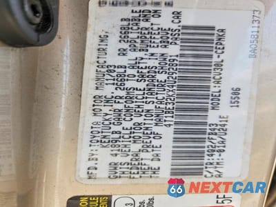 Zdjęcie 12 z 12 samochodu: 2004 TOYOTA CAMRY LE VIN:4T1BE32KX4U292891 - miniatura