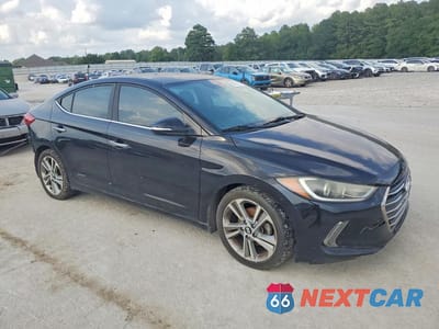 Czwarte zdjęcie samochodu z boku: 2017 HYUNDAI ELANTRA LIMITED VIN:KMHD84LF3HU147110 - miniatura