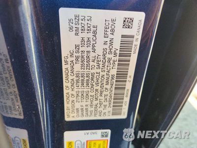 Zdjęcie 13 z 13 samochodu: 2026 HONDA CR-V EXL VIN:2HKRS4H74TH407966 - miniatura