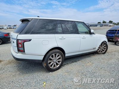 Trzecie zdjęcie samochodu z tyłu: 2016 LAND ROVER RANGE ROVER HSE VIN:SALGS2PF1GA300996 - miniatura