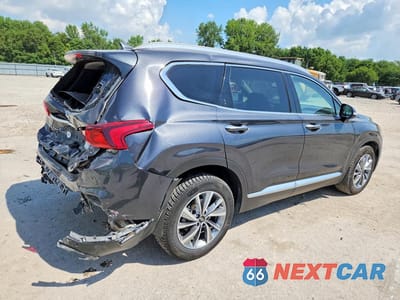 Trzecie zdjęcie samochodu z tyłu: 2020 HYUNDAI SANTA FE SEL VIN:5NMS3CAD2LH249892 - miniatura