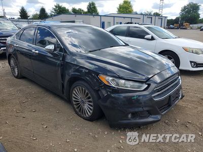 Czwarte zdjęcie samochodu z boku: 2015 FORD FUSION TITANIUM VIN:3FA6P0K9XFR161956 - miniatura