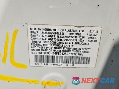Zdjęcie 14 z 14 samochodu: 2015 ACURA MDX TECHNOLOGY VIN:5FRYD3H44FB012807 - miniatura
