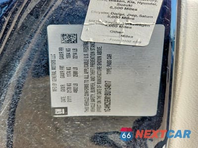 Zdjęcie 12 z 12 samochodu: 2011 BUICK LUCERNE CXL VIN:1G4HC5EM1BU134817 - miniatura