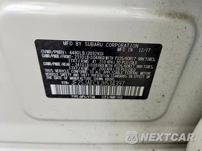 Zdjęcie 13 z 13 samochodu: 2018 SUBARU FORESTER 2.5I PREMIUM VIN:JF2SJAECXJH534397 - miniatura