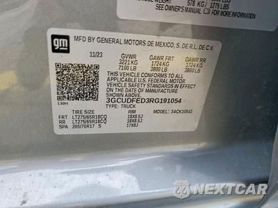 Zdjęcie 13 z 13 samochodu: 2024 CHEVROLET SILVERADO K1500 LT TRAIL BOSS VIN:3GCUDFED3RG191054 - miniatura