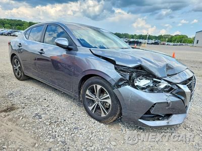 Czwarte zdjęcie samochodu z boku: 2022 NISSAN SENTRA SV VIN:3N1AB8CV4NY314125 - miniatura