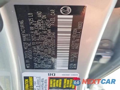 Zdjęcie 12 z 12 samochodu: 2025 LEXUS ES 300H ULTRA LUXURY VIN:58AFA1C10SU073046 - miniatura