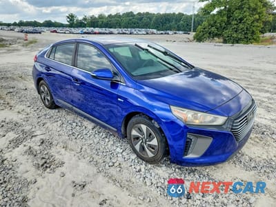 Czwarte zdjęcie samochodu z boku: 2019 HYUNDAI IONIQ SEL VIN:KMHC75LCXKU119791 - miniatura