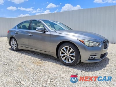 Czwarte zdjęcie samochodu z boku: 2017 INFINITI Q50 3.0T SIGNATURE EDITION VIN:JN1EV7AR4HM841176 - miniatura