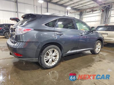 Trzecie zdjęcie samochodu z tyłu: 2011 LEXUS RX 450H VIN:JTJBC1BA2B2040354 - miniatura