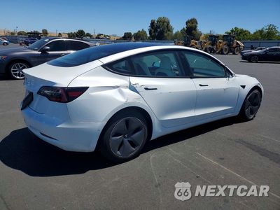 Trzecie zdjęcie samochodu z tyłu: 2021 TESLA MODEL 3 VIN:5YJ3E1EA1MF989875 - miniatura