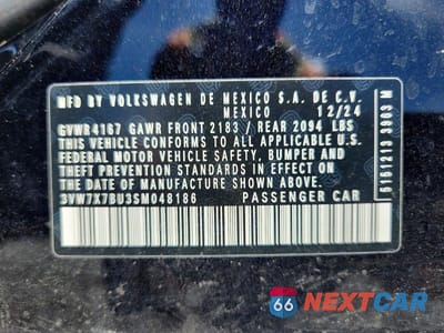 Zdjęcie 13 z 13 samochodu: 2025 VOLKSWAGEN JETTA SE VIN:3VW7X7BU3SM048186 - miniatura