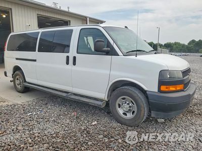 Czwarte zdjęcie samochodu z boku: 2022 CHEVROLET EXPRESS G3500 LS VIN:1GAZGNFP5N1279122 - miniatura