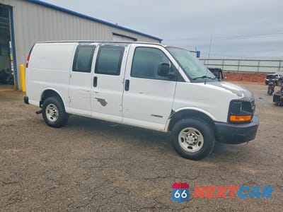 Czwarte zdjęcie samochodu z boku: 2006 CHEVROLET EXPRESS 3500 DELIVERY VAN VIN:1GCHG35U161267209 - miniatura