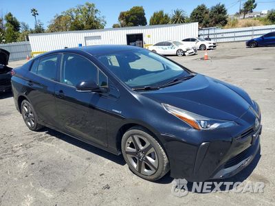 Czwarte zdjęcie samochodu z boku: 2019 TOYOTA PRIUS XLE VIN:JTDKARFU6K3080409 - miniatura