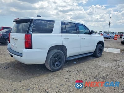 Trzecie zdjęcie samochodu z tyłu: 2019 CHEVROLET TAHOE POLICE VIN:1GNLCDECXKR272656 - miniatura