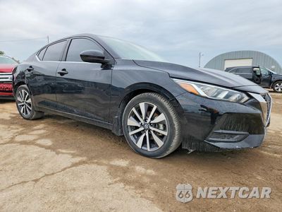 Czwarte zdjęcie samochodu z boku: 2021 NISSAN SENTRA SV VIN:3N1AB8CV4MY230546 - miniatura