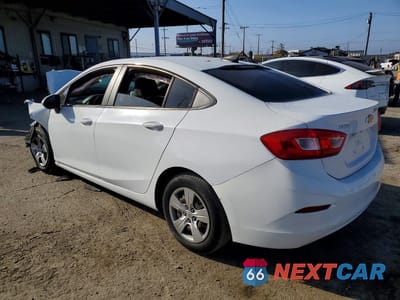Drugie zdjęcie samochodu z przodu: 2017 CHEVROLET CRUZE LS VIN:1G1BC5SM8H7149684 - miniatura