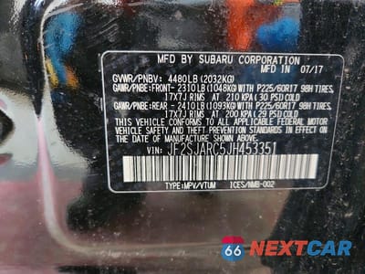 Zdjęcie 13 z 13 samochodu: 2018 SUBARU FORESTER 2.5I LIMITED VIN:JF2SJARC5JH453351 - miniatura