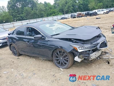 Czwarte zdjęcie samochodu z boku: 2022 ACURA ILX PREMIUM VIN:19UDE2F73NA000189 - miniatura
