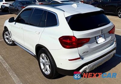 Trzecie zdjęcie samochodu z tyłu: 2019 BMW X3 SDRIVE30I VIN:5UXTR7C51KLF24957 - miniatura