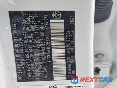 Zdjęcie 12 z 12 samochodu: 2020 TOYOTA CAMRY XSE VIN:4T1K61AK9LU953344 - miniatura