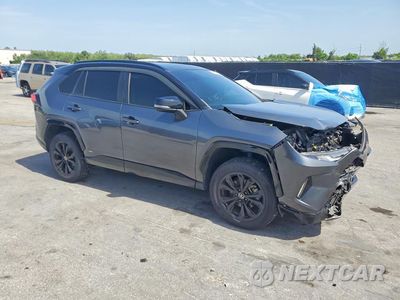Czwarte zdjęcie samochodu z boku: 2022 TOYOTA RAV4 XSE VIN:JTME6RFV1ND527508 - miniatura