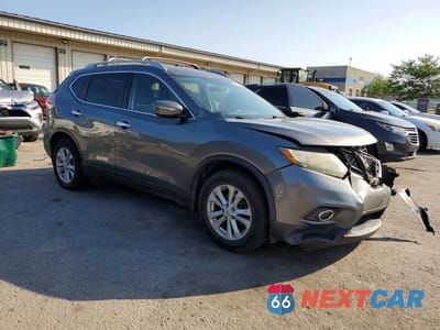 Czwarte zdjęcie samochodu z boku: 2014 NISSAN ROGUE SV VIN:5N1AT2MT1EC792849 - miniatura
