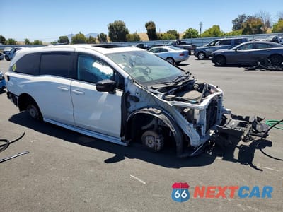 Czwarte zdjęcie samochodu z boku: 2023 HONDA ODYSSEY SPORT-L VIN:5FNRL6H72PB065009 - miniatura