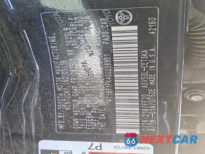 Zdjęcie 12 z 12 samochodu: 2016 TOYOTA CAMRY SE VIN:4T1BF1FK4GU258901 - miniatura