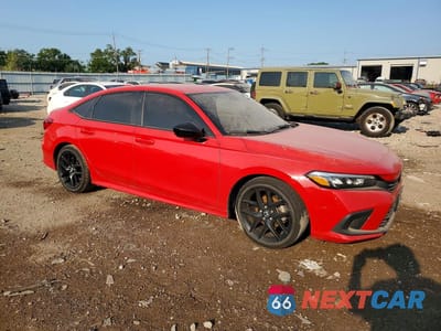 Czwarte zdjęcie samochodu z boku: 2023 HONDA CIVIC SPORT VIN:2HGFE2F54PH522731 - miniatura